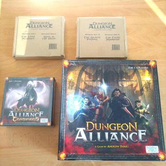 Dungeon Alliance & Champions & Adventure Pack Expansions Quixotic G Board Game‎ - Picture 2 of 12